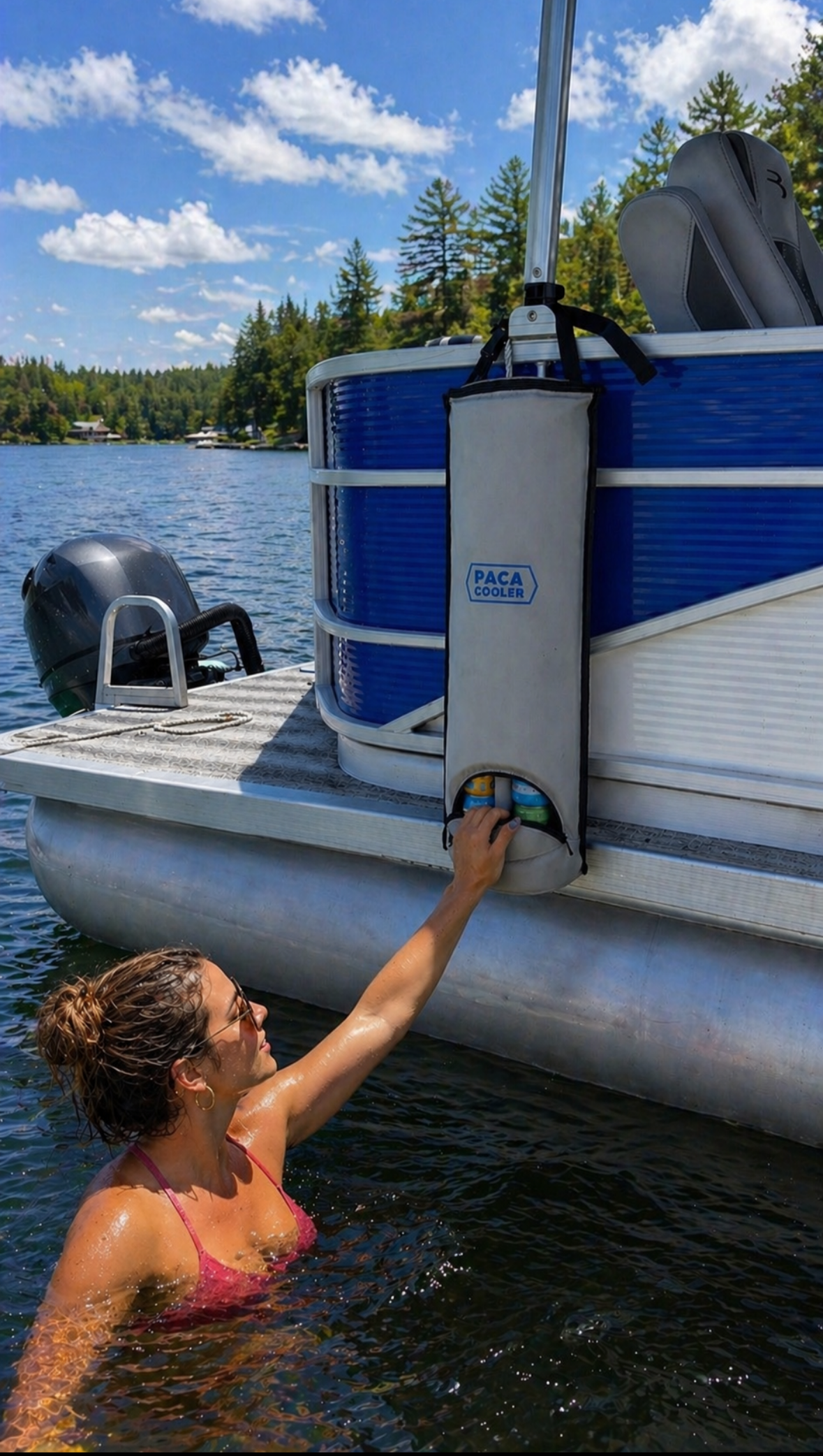 Paca Cooler on the lake.
